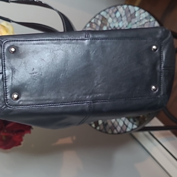 Coach Medium Black Leather SOHO Pleated Bag - Picture 14 of 16